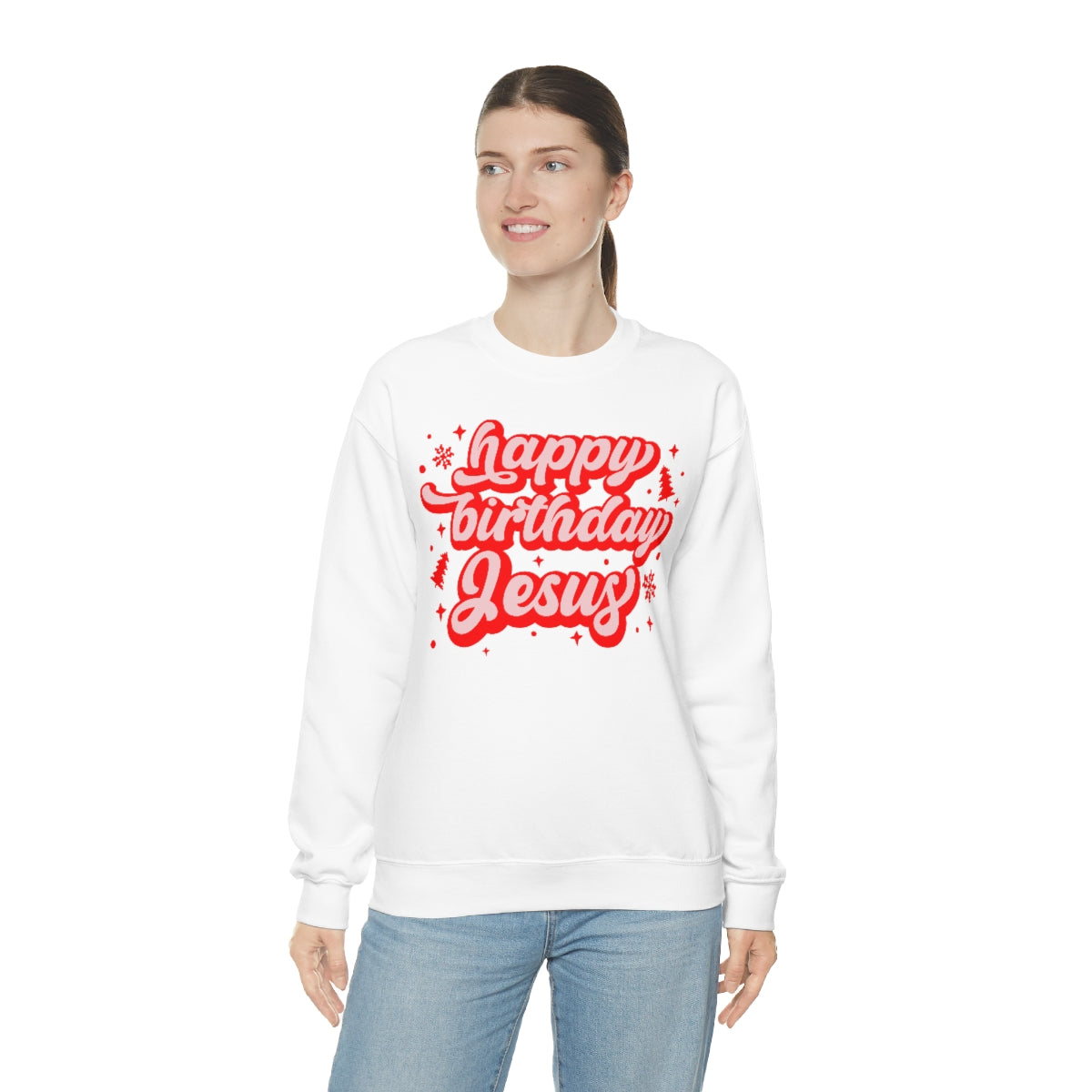 HBD Jesus Unisex Heavy Blend™ Crewneck Sweatshirt