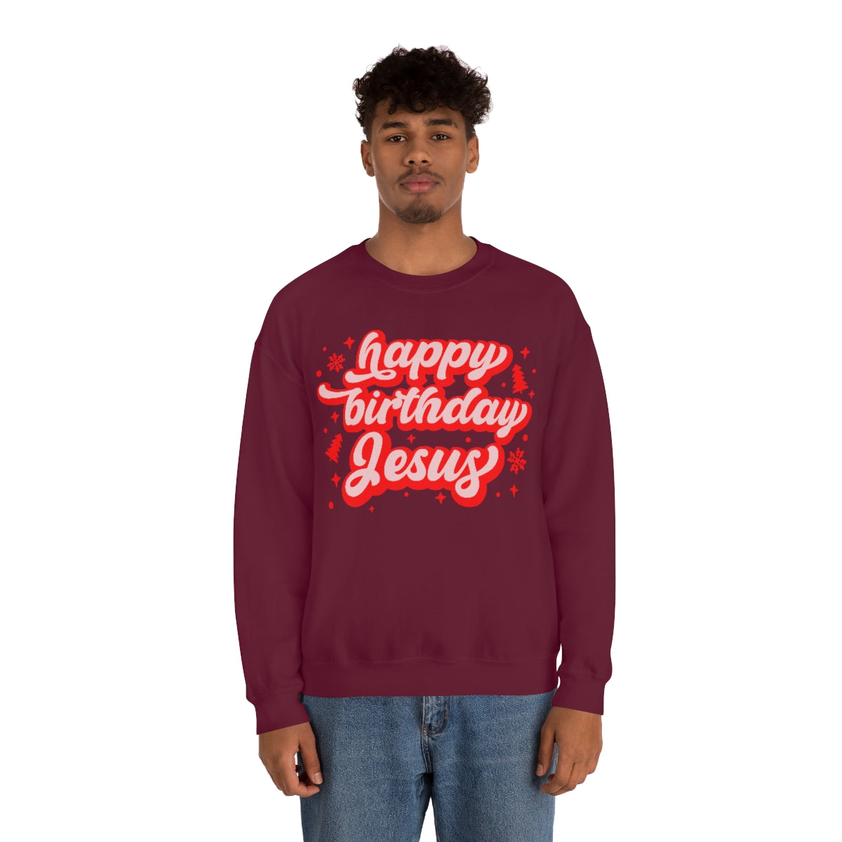 HBD Jesus Unisex Heavy Blend™ Crewneck Sweatshirt