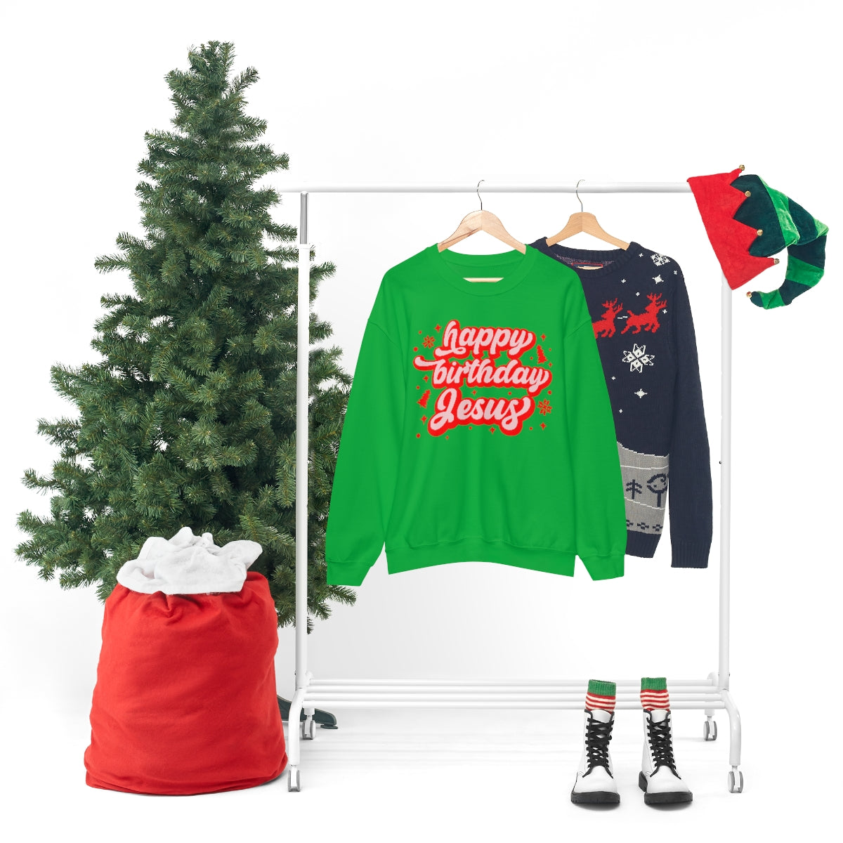 HBD Jesus Unisex Heavy Blend™ Crewneck Sweatshirt