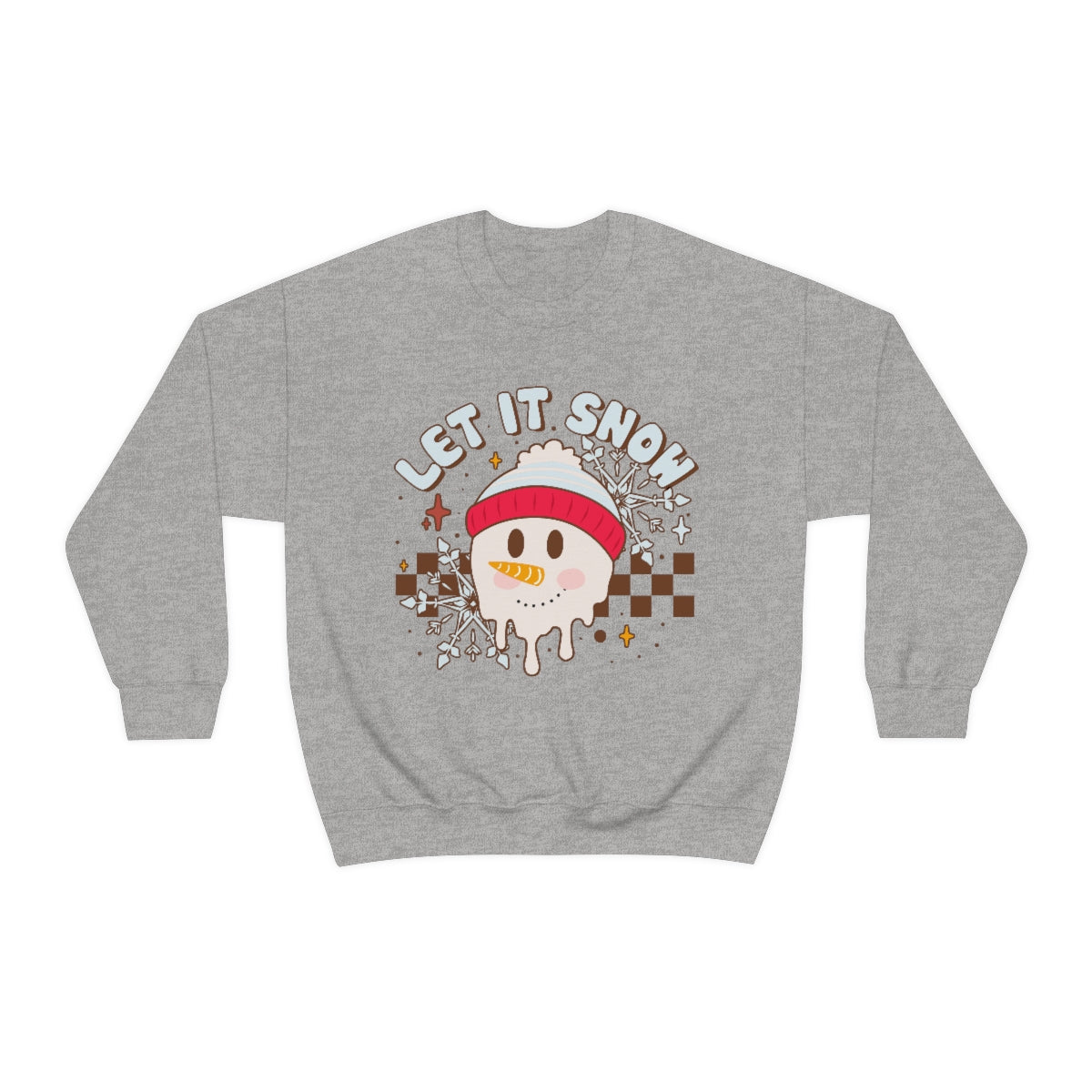 Snowman Let it Snow Unisex Crewneck Sweatshirt