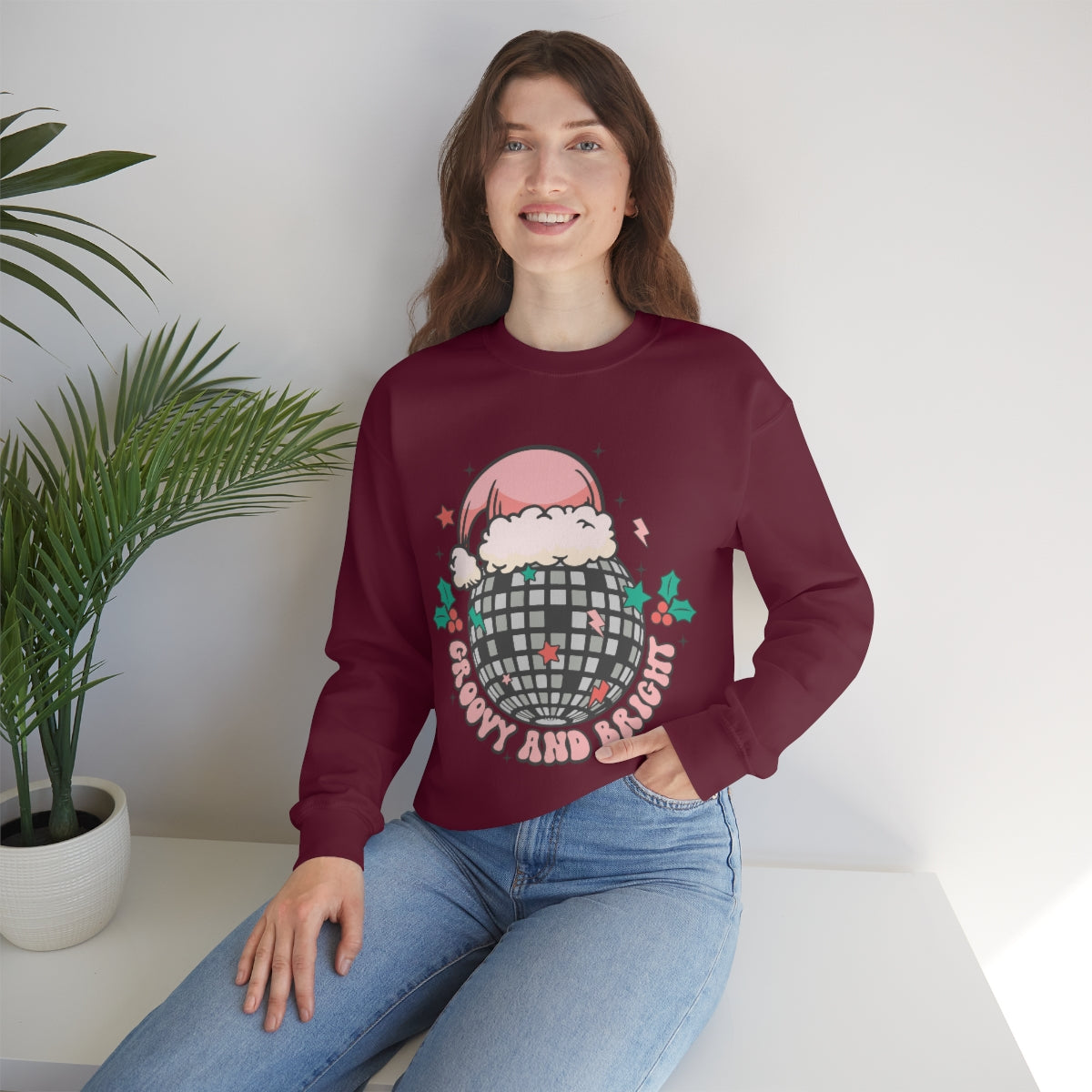 Groovy & Bright Holiday Sweatshirt