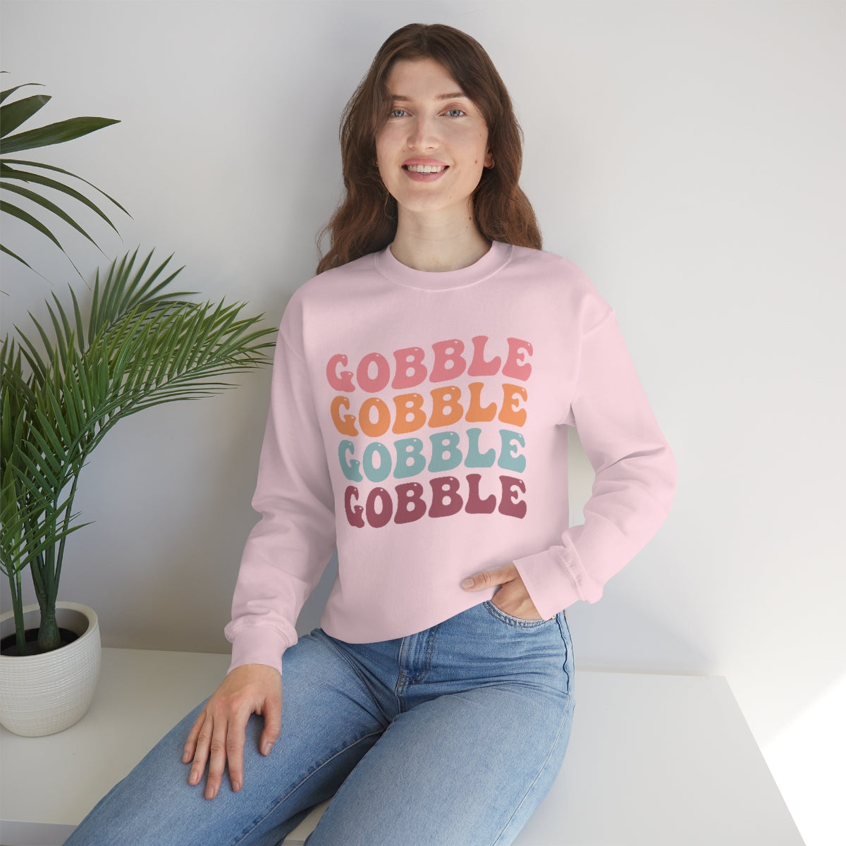 Gobble Gobble Gobble Unisex Crewneck Sweatshirt