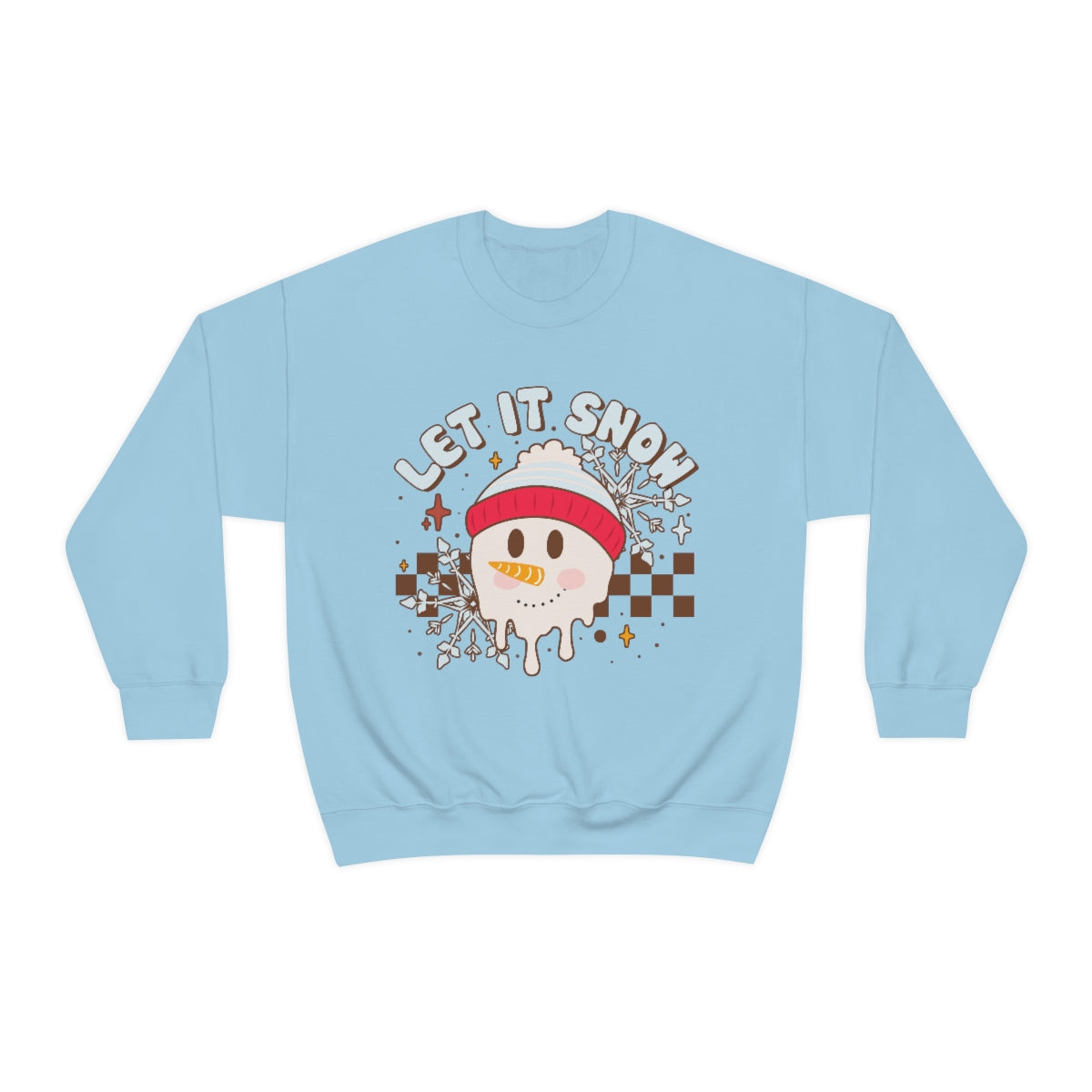 Snowman Let it Snow Unisex Crewneck Sweatshirt