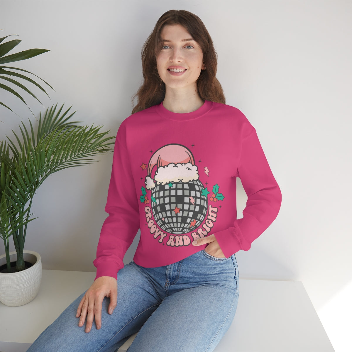 Groovy & Bright Holiday Sweatshirt