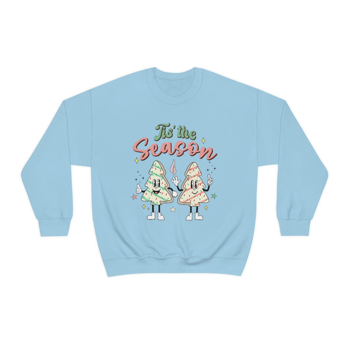 Tis' The Season Cookie Trees Unisex Crewneck Sweatshirt