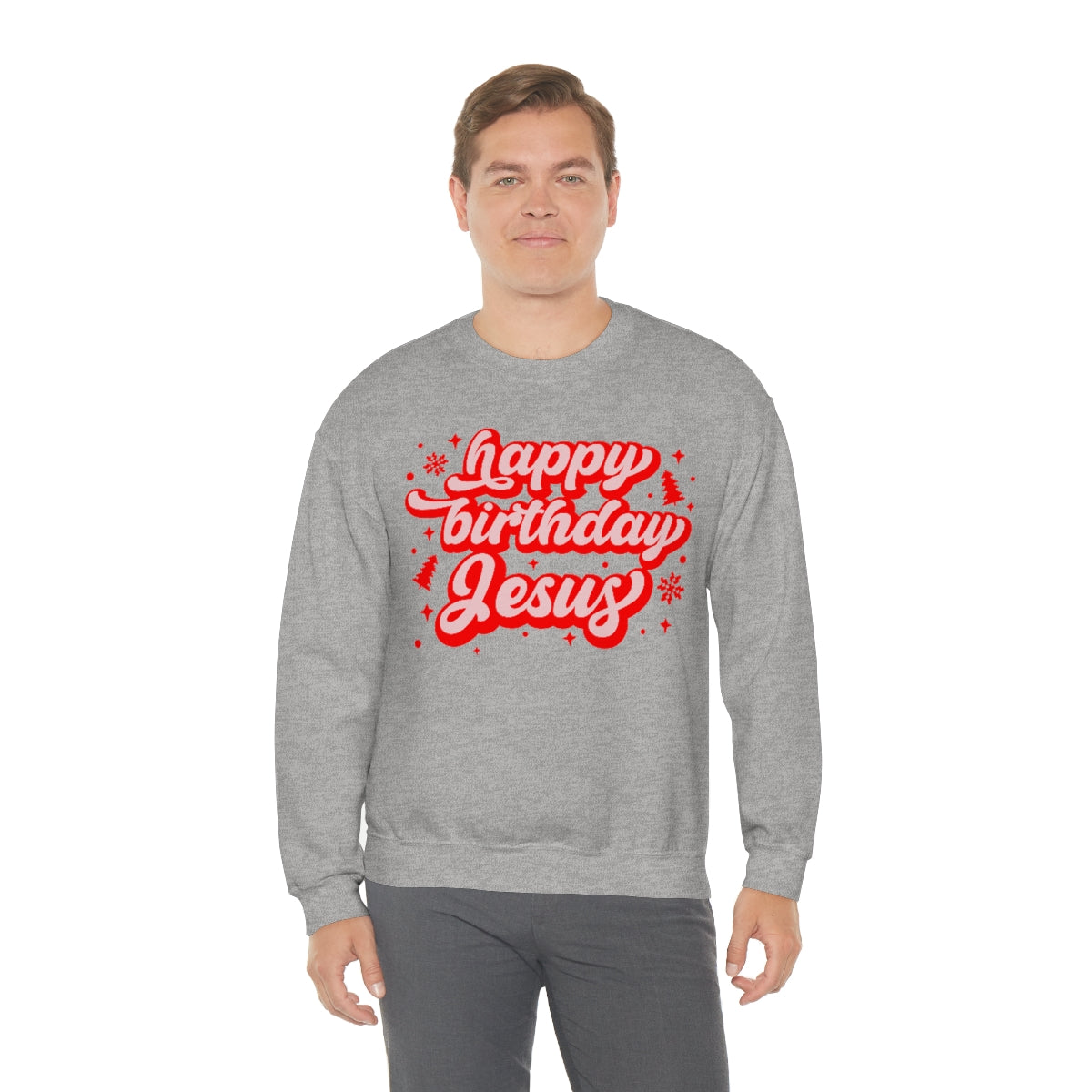 HBD Jesus Unisex Heavy Blend™ Crewneck Sweatshirt