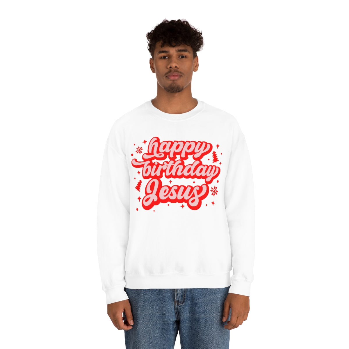 HBD Jesus Unisex Heavy Blend™ Crewneck Sweatshirt