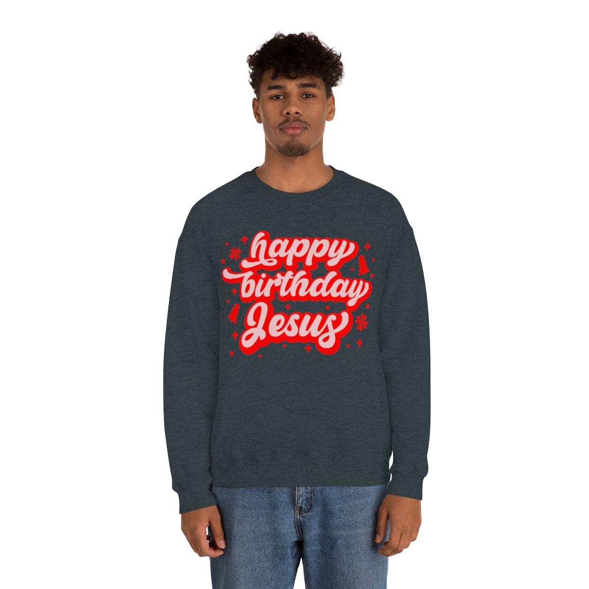 HBD Jesus Unisex Heavy Blend™ Crewneck Sweatshirt